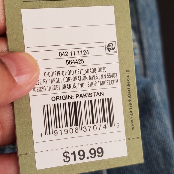 Goodfellow & Co straight leg light wash jeans 32×34 - Picture 9 of 10